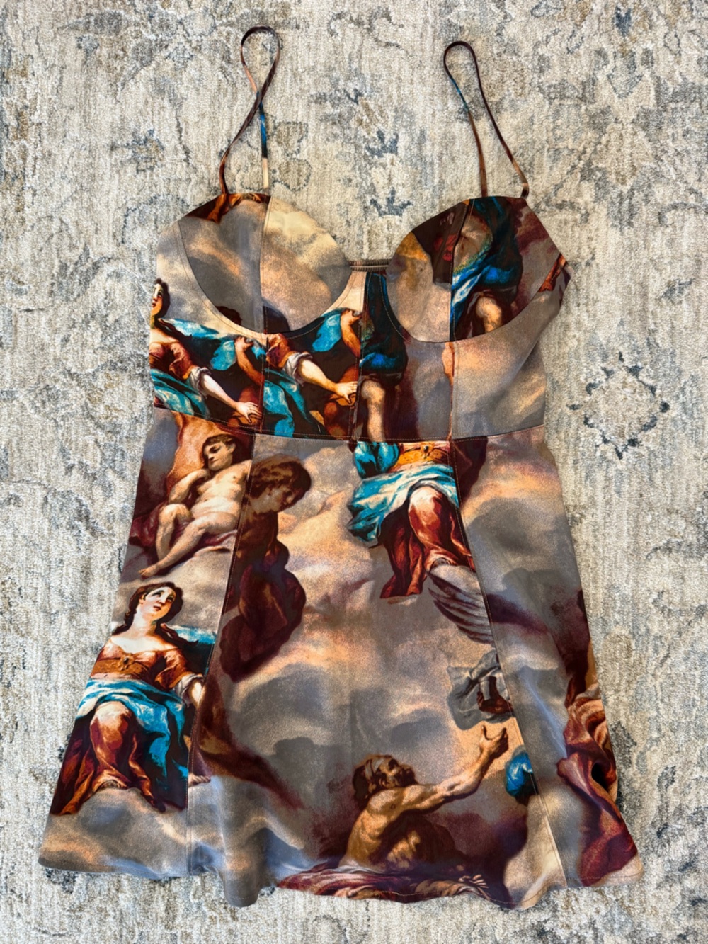 URBAN OUTFITTERS Cherub Art Orion Renissance Mini Bustier Dress Size L